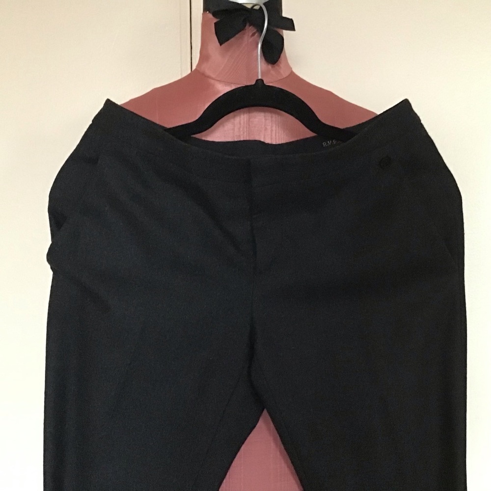 Gucci Gray Flannel Wool Low Rise Pants sz 40 - Picture 10 of 10